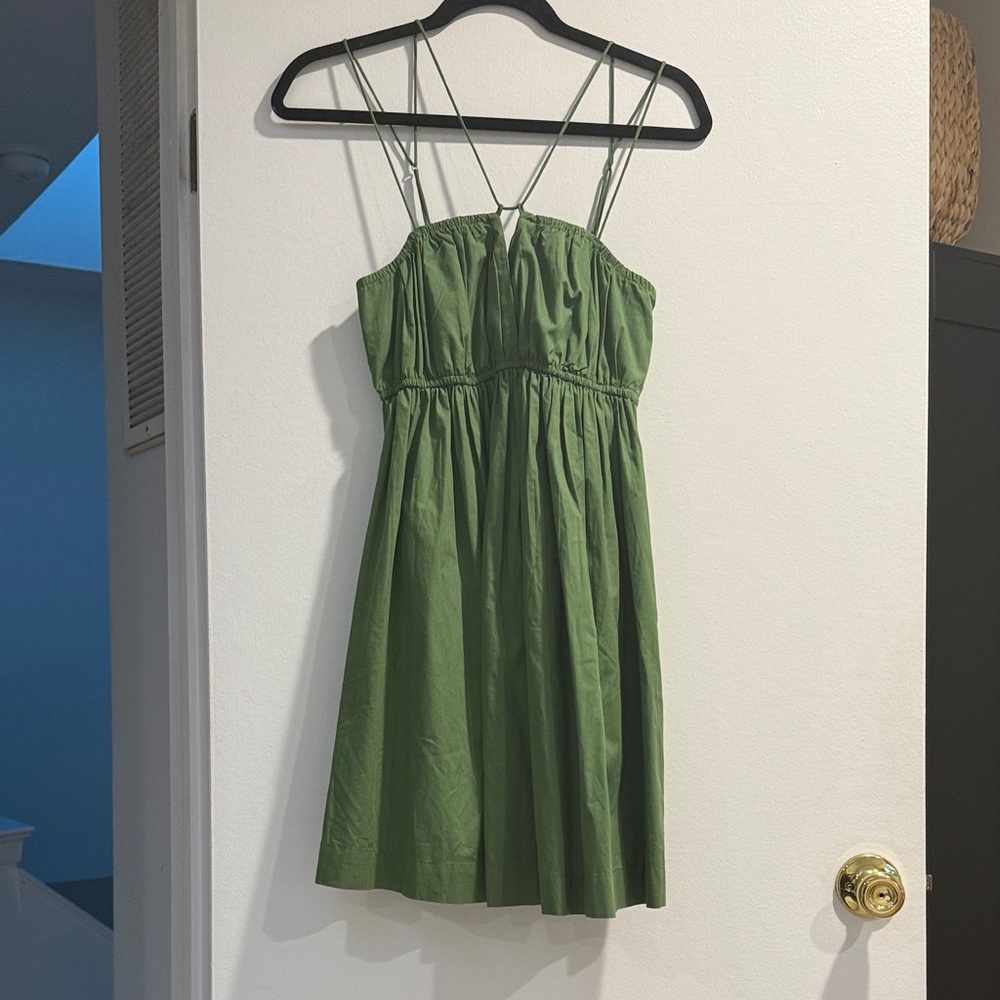 Abercrombie & Fitch Strapless Green Dress